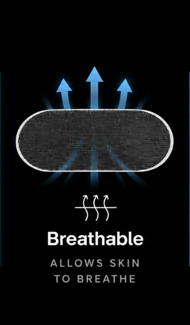Breathable — Allows skin to breathe